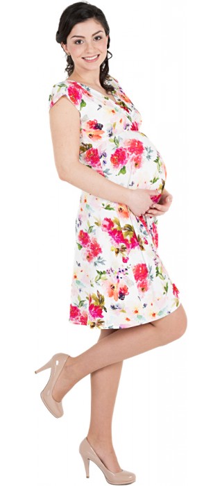 Těhotenské šaty - Gabrielle French Rose