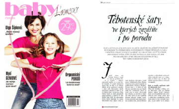 Šaty VG v časopise Baby L'amour